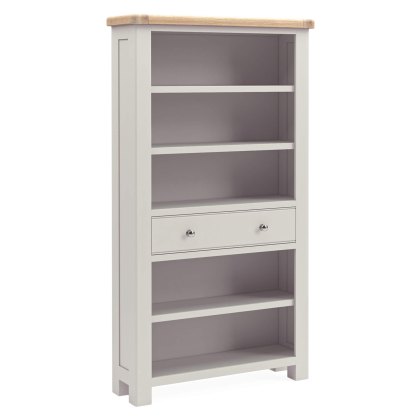 Coastal Stone Grey Large Bookcase