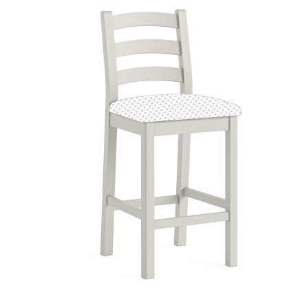 Coastal Stone Grey Bar Stool Without Cushion