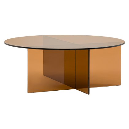 Parioli Bronze Glass Coffee Table