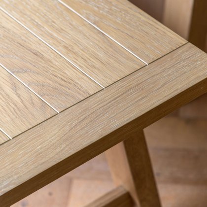 Eton Trestle Dining Bench Natural