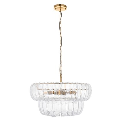 Montrose 6 Pendant Light Brushed Aged Brass Montrose 6 Pendant Light Brushed Aged Brass