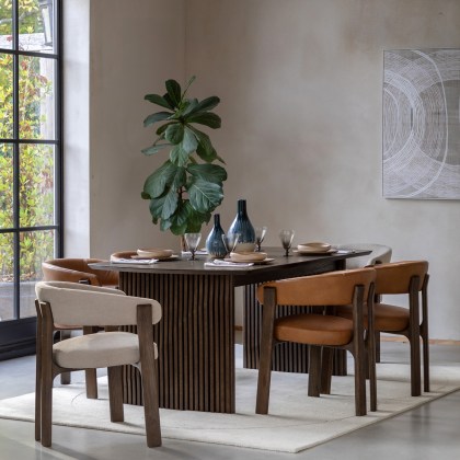Onda Oval Extending Dining Table