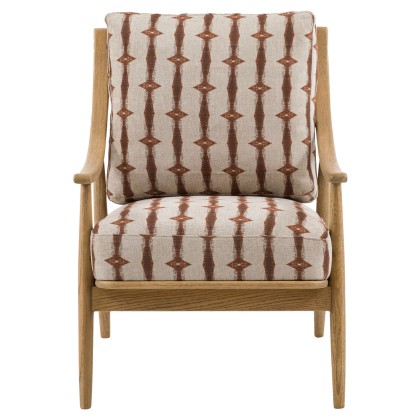 Gallery Direct Reliant Indra Stripe Armchair