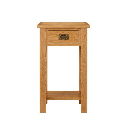 Salisbury Compact Oak Telephone Table