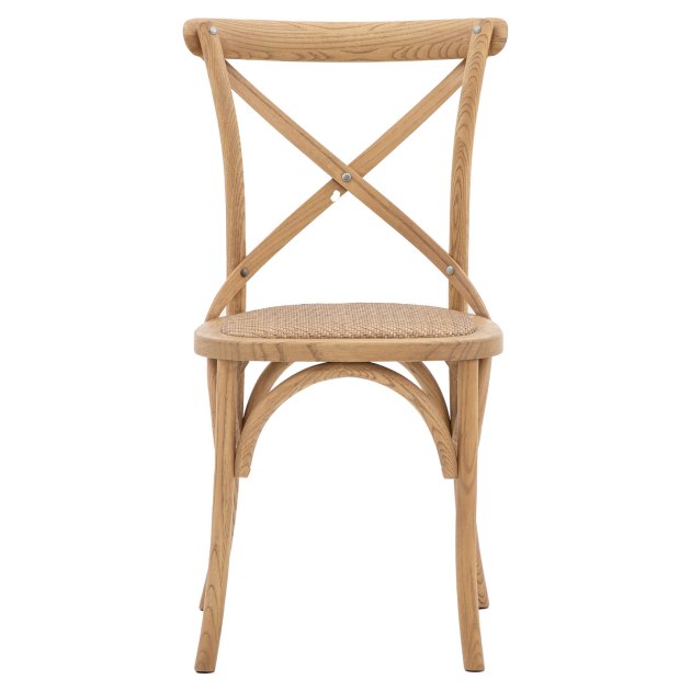 Gallery Direct Cafe Oak Rattan Chair