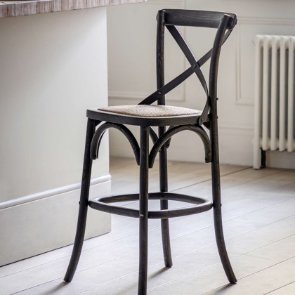 Gallery Direct Cafe Black Barstool