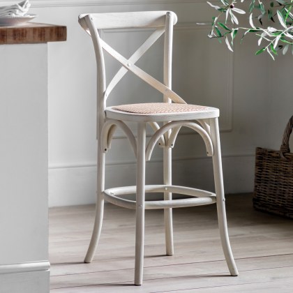 Gallery Direct Cafe White Barstool