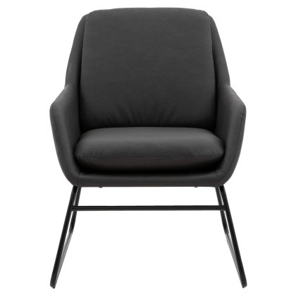 Gallery Direct Funton Armchair, Charcoal Gallery Direct Funton Armchair, Charcoal