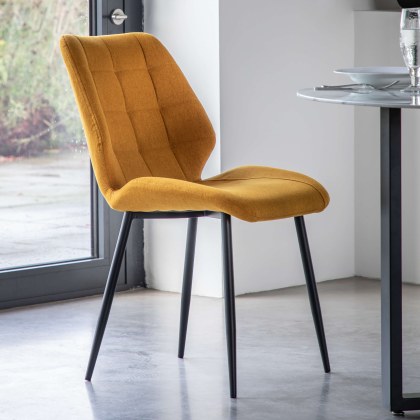 Gallery Direct Manford Dining Chair, Saffron
