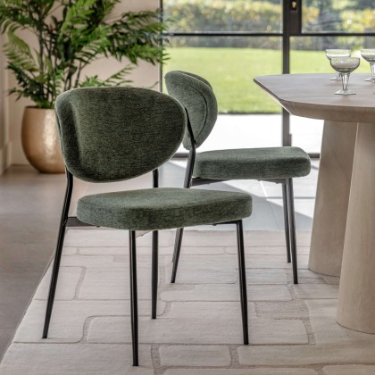 Gallery Direct Oppo Dining Chair, Green Gallery Direct Oppo Dining Chair, Green