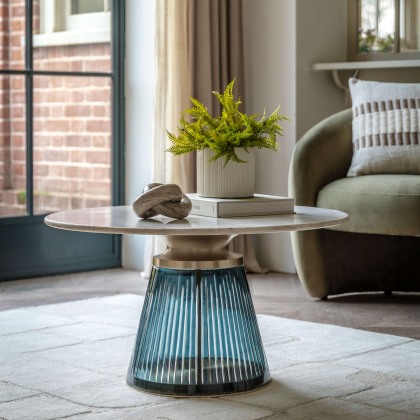 Gallery Direct Seville Blue Coffee Table Gallery Direct Seville Blue Coffee Table