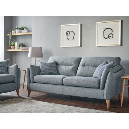 Amoura Fabric 3 Seater Sofa