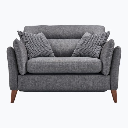 Amoura Fabric Cuddler Chair