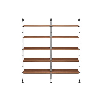 Kartell Adam Wood by Philippe Starck 10 Shelf Bookcase Dark Wood Kartell Adam Wood by Philippe Starck 10 Shelf Bookcase Dark Wood