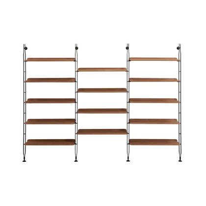 Kartell Adam Wood by Philippe Starck 14 Shelf Bookcase Dark Wood Kartell Adam Wood by Philippe Starck 14 Shelf Bookcase Dark Wood