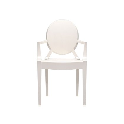 Kartell Louis Ghost by Philippe Starck Glossy White Chair Kartell Louis Ghost by Philippe Starck Glossy White Chair
