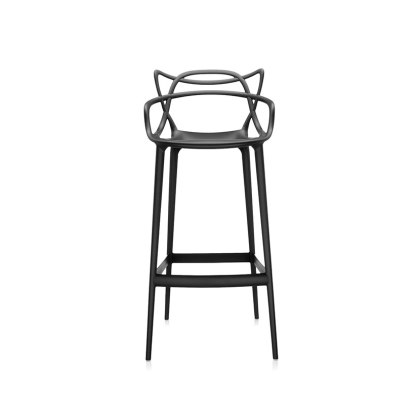 Kartell Masters by Phillippe Starck Stool H.75 Black Kartell Masters by Phillippe Starck Stool H.75 Black