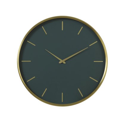 Timora Dark Green Clock