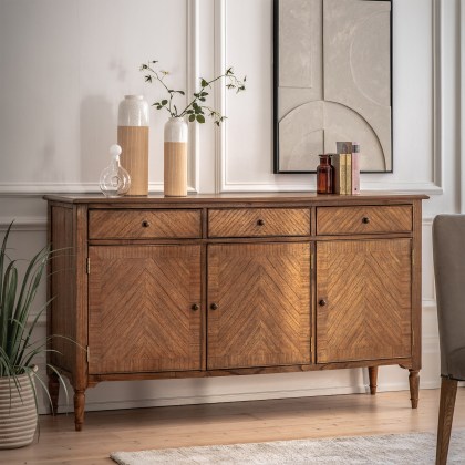Gallery Direct 3 Door/3 Drawer Sideboard