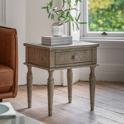 Gallery Direct Rustique 1 Drawer Side Table