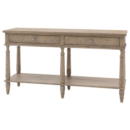 Gallery Direct Rustique 2 Drawer Console Table