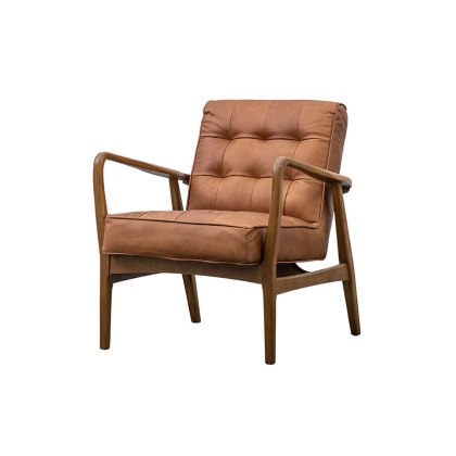 Humber Mid-century Modern Armchair - Vintage Brown Leather Humber Mid-century Modern Armchair - Vintage Brown Leather