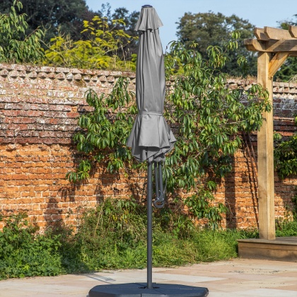 Vazzano 3m Cantilever Parasol | Grey Vazzano 3m Cantilever Parasol | Grey