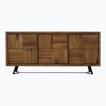 Quebec Textured Door Wide Sideboard