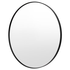 Gallery Direct Holworth Round Mirror, Large, Black