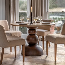 Gallery Direct Sculpt Round Dining Table