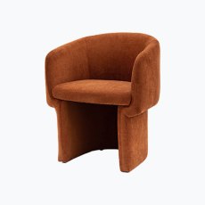 Trapini Dining Chair Rust