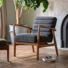 Gallery Direct Datsun Charcoal Armchair