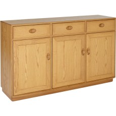 Ercol Windsor 3 Door High Sideboard