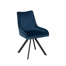 Busby Grey Extending Dining Table & 4 Norfolk Blue Dining Chairs Busby Grey Extending Dining Table & 4 Norfolk Blue Dining Chairs