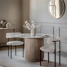 Gallery Direct Marmo Round Dining Table