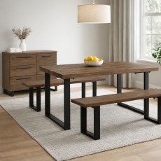 Fucino 150cm U Leg Base Dining Table