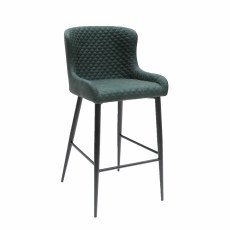 Versa Bar Stool in Bottle Green PU