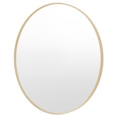 Gallery Direct Holworth Round Mirror, Large, Gold Gallery Direct Holworth Round Mirror, Large, Gold