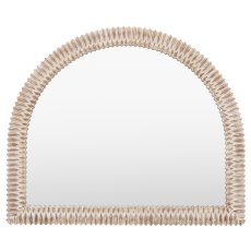 Pimlico Arch Overmantle Mirror in Whitewash