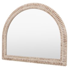 Pimlico Arch Overmantle Mirror in Whitewash