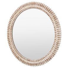 Gallery Direct Pimlico Round Mirror in Whitewash Gallery Direct Pimlico Round Mirror in Whitewash