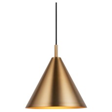 Gallery Direct Cape Pendant Light, Antique Brass