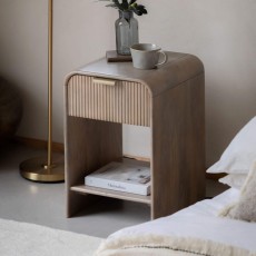 Gallery Direct Colonna Small Bedside Gallery Direct Colonna Small Bedside
