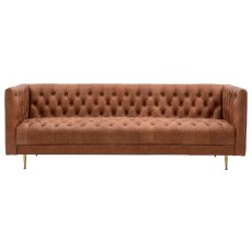 Dalton Antique Brown Leather Sofa Dalton Antique Brown Leather Sofa
