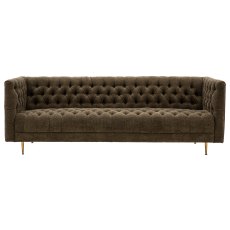 Dalton Moss Green 3 Seater Sofa