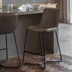 Gallery Direct Hawking Stool Ember