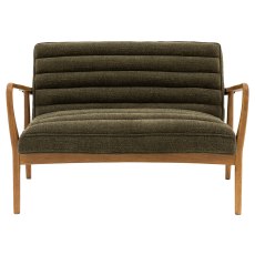 Datsun Green Boucle 2 Seater Sofa
