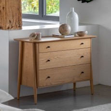 Gallery Direct Hatfield Natural 3 Drawer Chest Gallery Direct Hatfield Natural 3 Drawer Chest