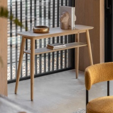 Gallery Direct Hatfield Console Table, Natural