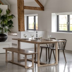 Gallery Direct Craft Smoked Dining Table